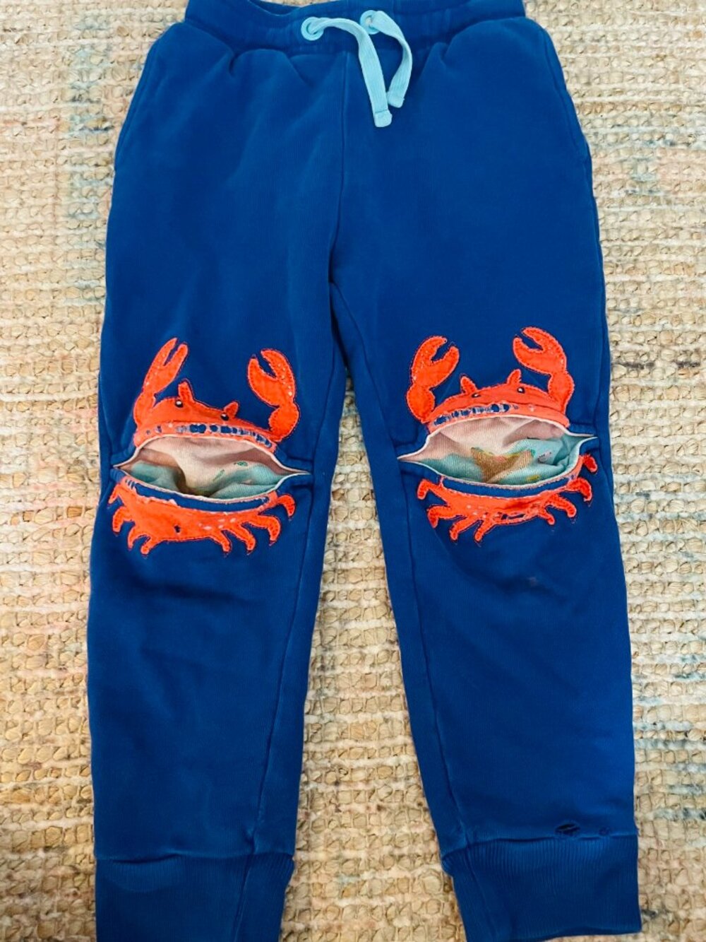 Mini Boden (2) Kids Toddlers Unisex Animal Sweatpants Green and Blue Size 3Y - Picture 15 of 15